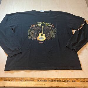Hard‎ Rock Cafe Dubai Long Sleeve Graphic Tee Large